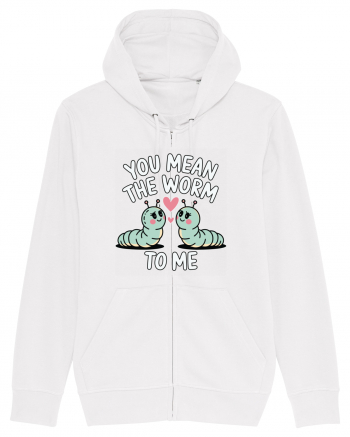 You Mean The Worm To Me | Kawaii Cute Puns White