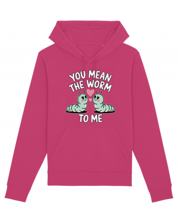 You Mean The Worm To Me | Kawaii Cute Puns Raspberry