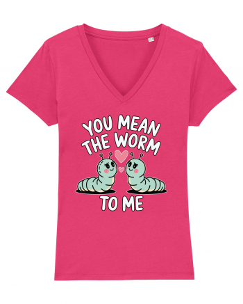 You Mean The Worm To Me | Kawaii Cute Puns Raspberry