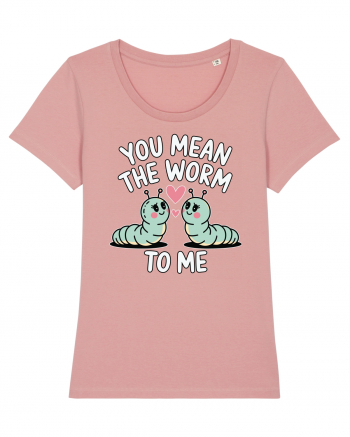 You Mean The Worm To Me | Kawaii Cute Puns Canyon Pink