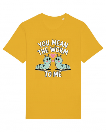 You Mean The Worm To Me | Kawaii Cute Puns Spectra Yellow