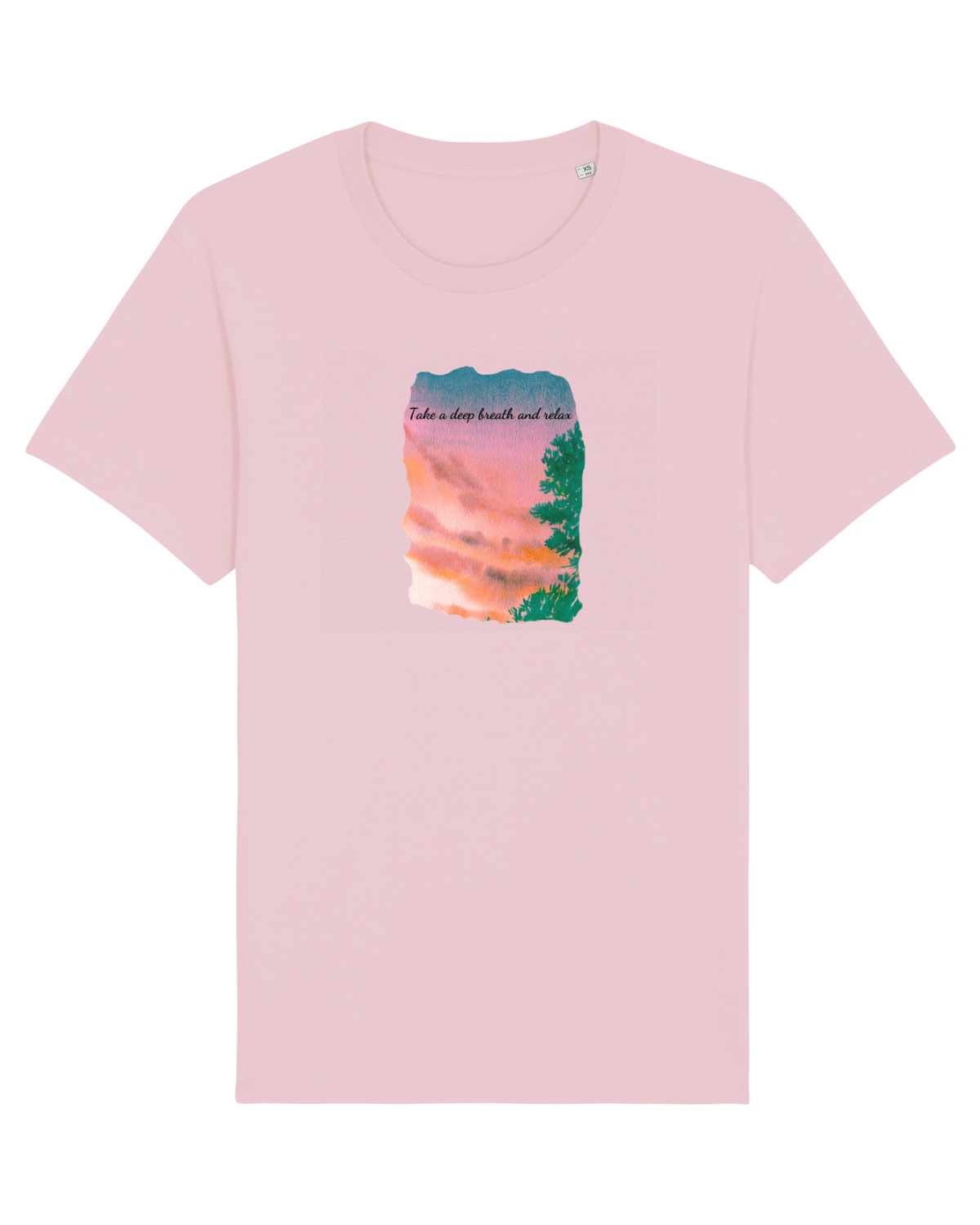 Tricou mânecă scurtă Unisex Rocker Cotton Pink