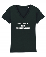 CAUTĂ-MĂ SUB TRICOU Tricou mânecă scurtă guler V Damă Evoker