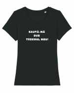 CAUTĂ-MĂ SUB TRICOU Tricou mânecă scurtă guler larg fitted Damă Expresser