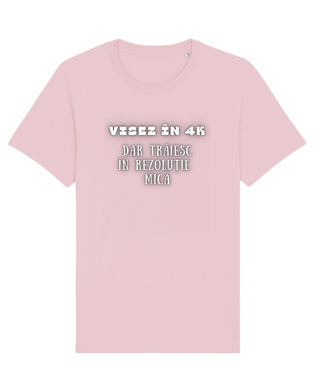 Tricou mânecă scurtă Unisex Rocker Cotton Pink