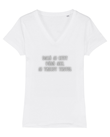 DACĂ AI CITIT PÂNĂ AICI, AI TRECUT TESTUL White
