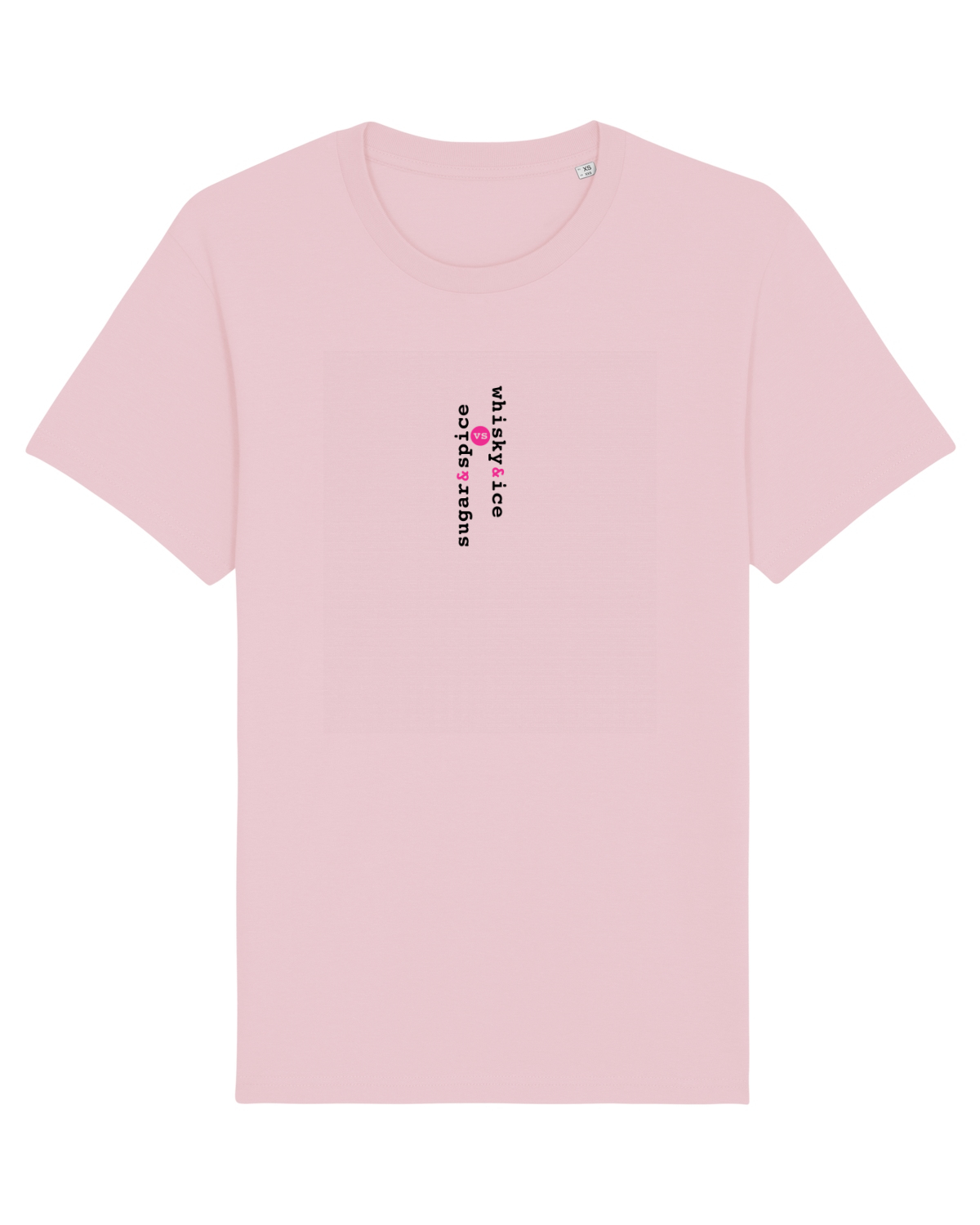 Tricou mânecă scurtă Unisex Rocker Cotton Pink