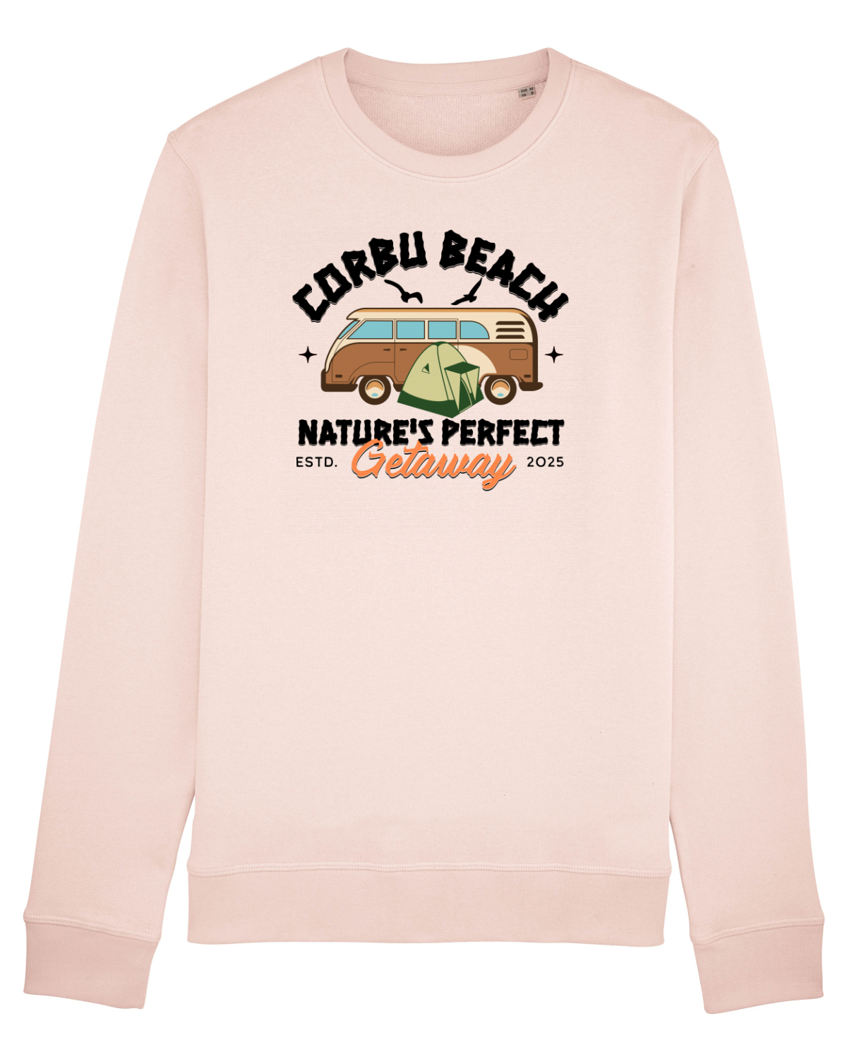 Bluză mânecă lungă Unisex Rise Candy Pink