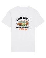Plaja 2 Mai Romania - de vara, de concediu  Tricou mânecă scurtă Unisex Rocker
