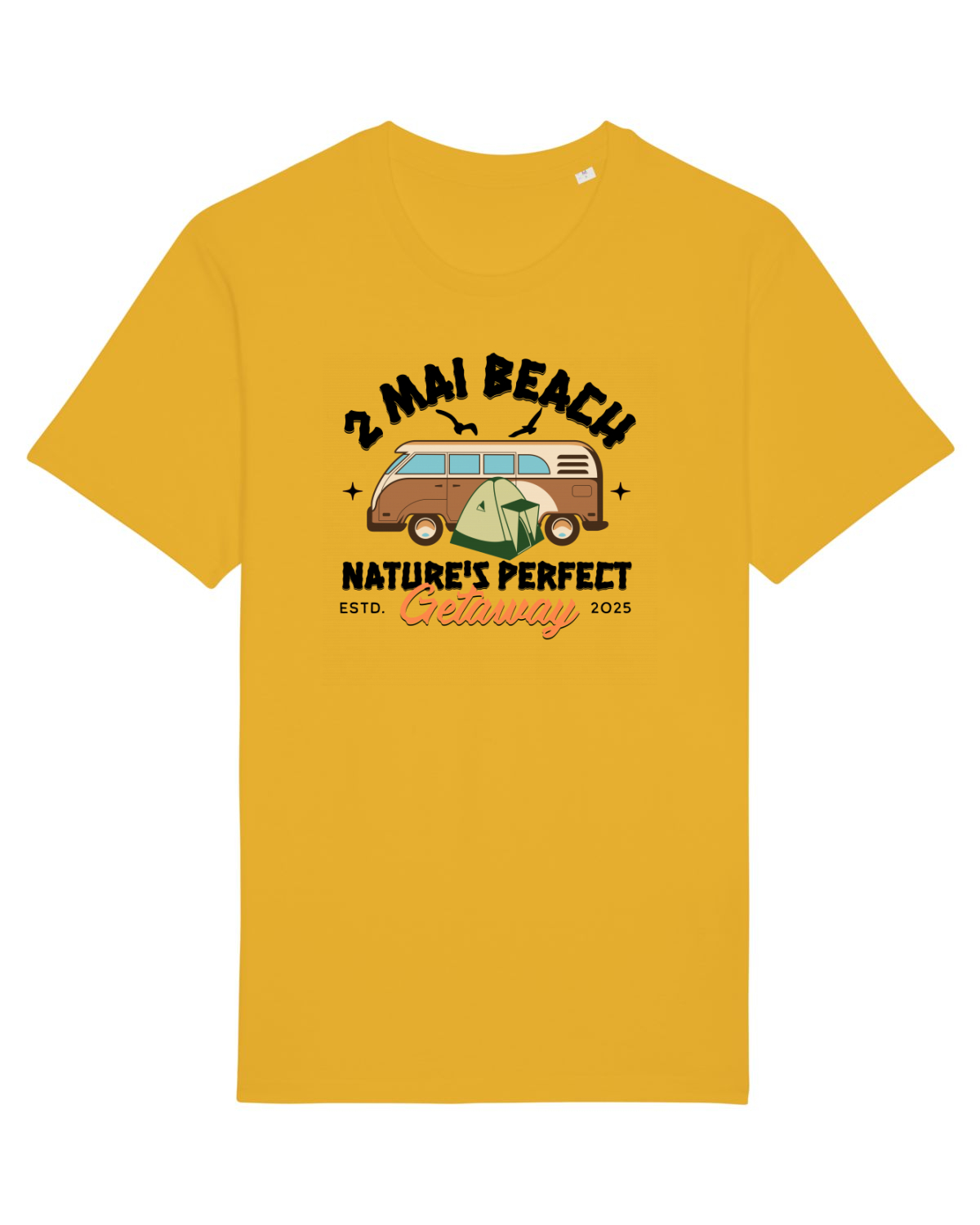 Tricou mânecă scurtă Unisex Rocker Spectra Yellow