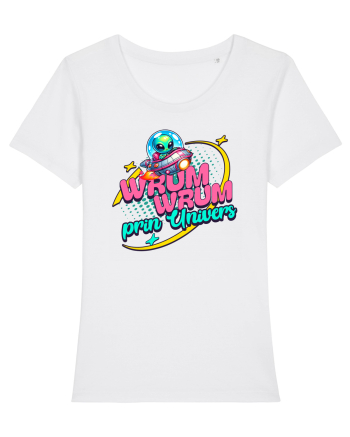 Extraterestru Alien- wrum wrum prin univers  White
