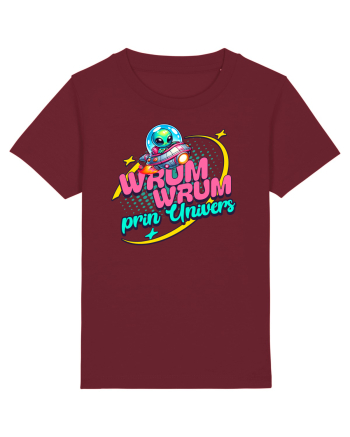 Extraterestru Alien- wrum wrum prin univers  Burgundy
