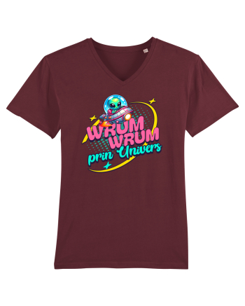 Extraterestru Alien- wrum wrum prin univers  Burgundy