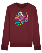 Extraterestru Alien- wrum wrum prin univers  Bluză mânecă lungă Unisex Rise