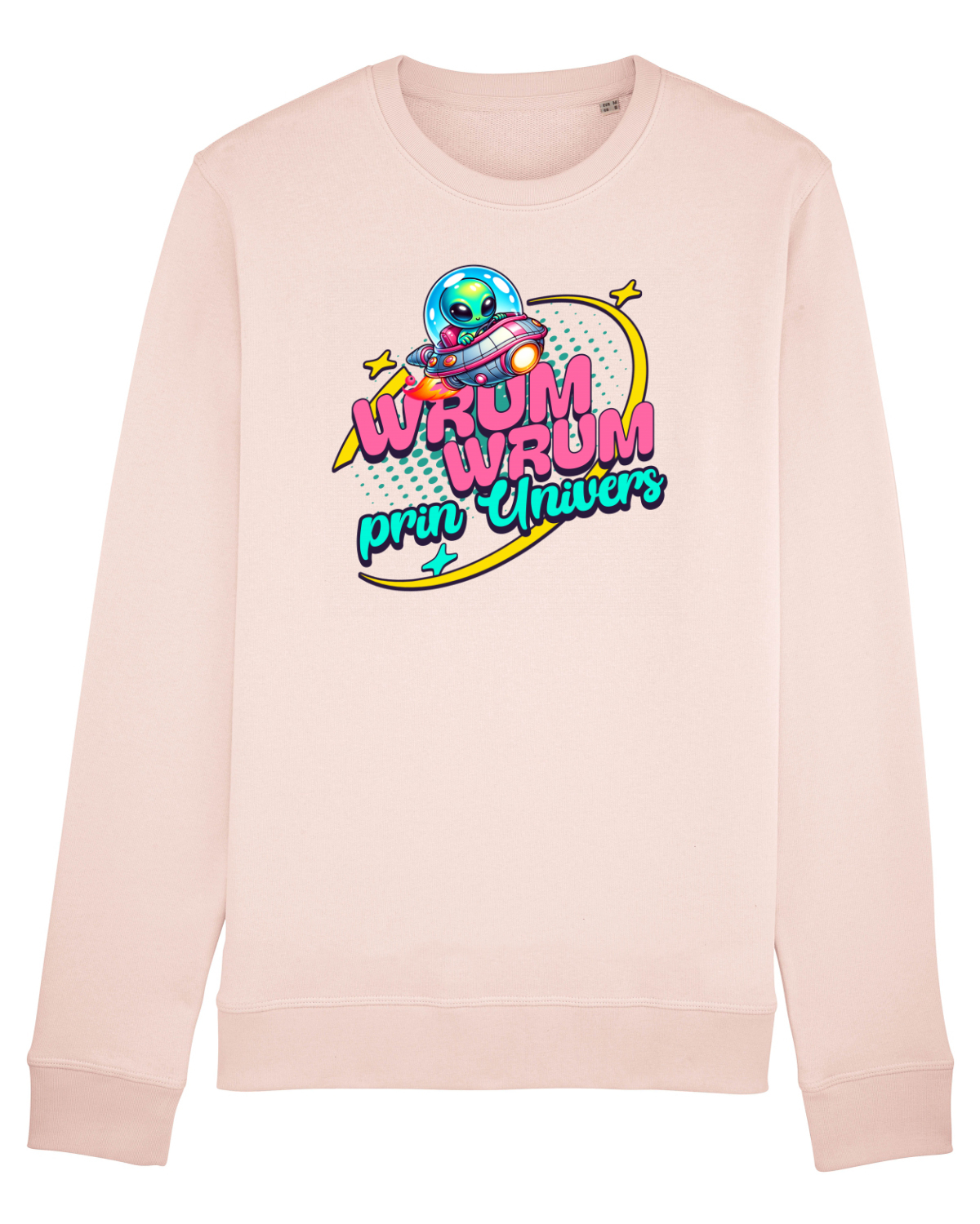 Bluză mânecă lungă Unisex Rise Candy Pink