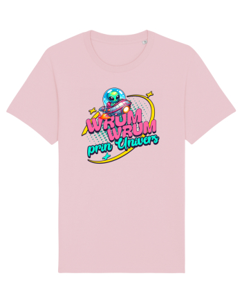 Extraterestru Alien- wrum wrum prin univers  Cotton Pink