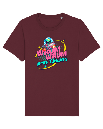 Extraterestru Alien- wrum wrum prin univers  Burgundy
