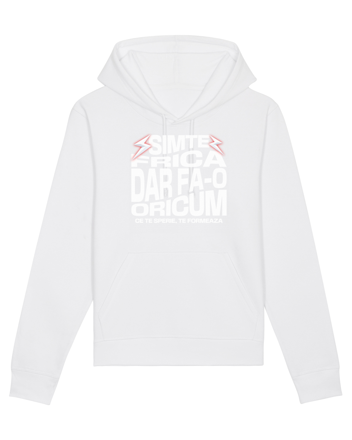 Hanorac Unisex Drummer White