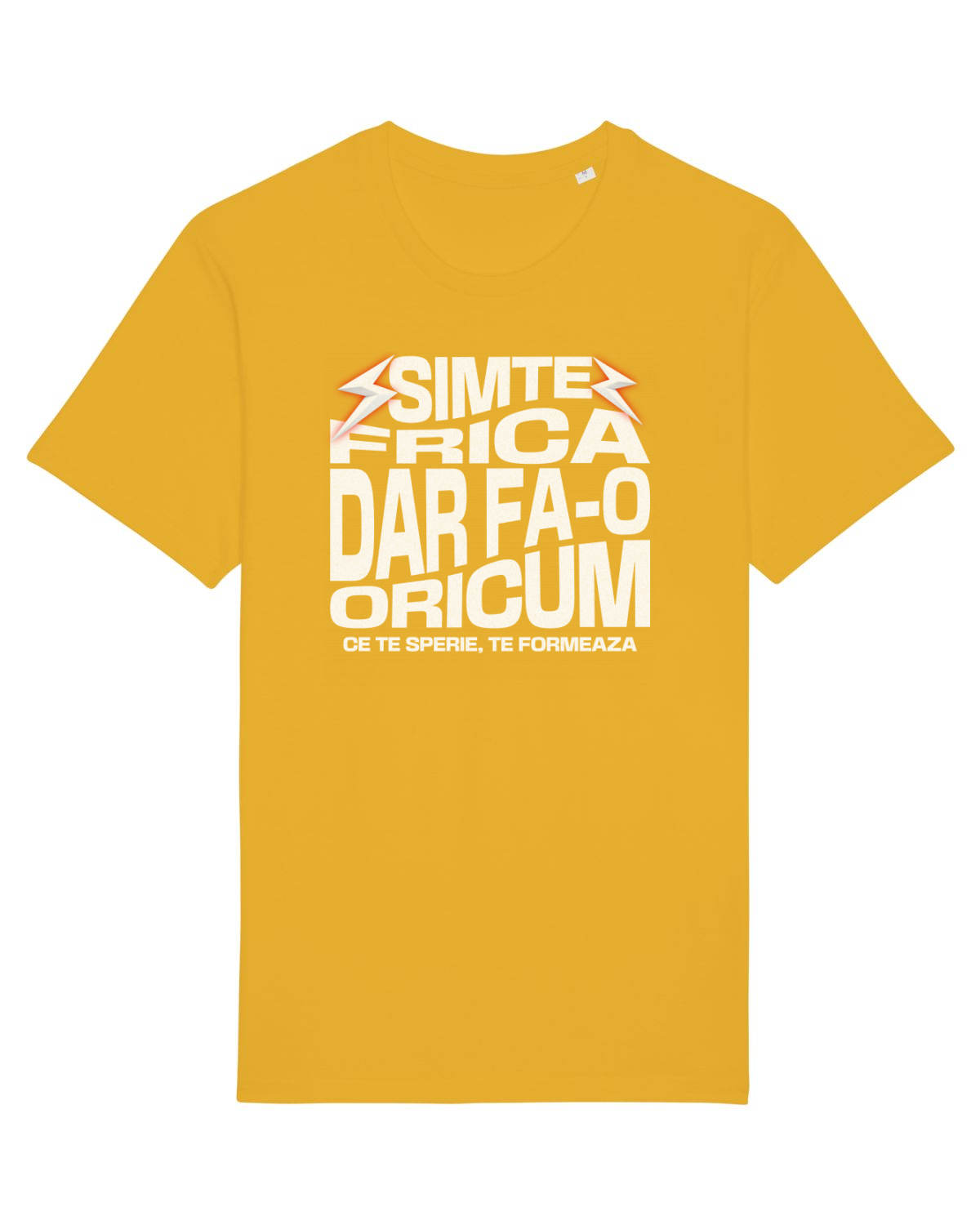Tricou mânecă scurtă Unisex Rocker Spectra Yellow