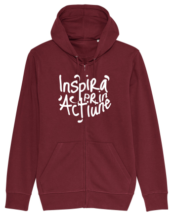 Motivational - Inspira prin actiune Burgundy