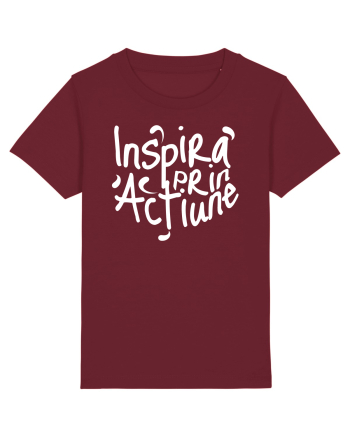 Motivational - Inspira prin actiune Burgundy