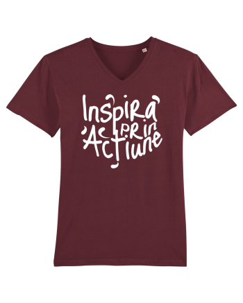 Motivational - Inspira prin actiune Burgundy