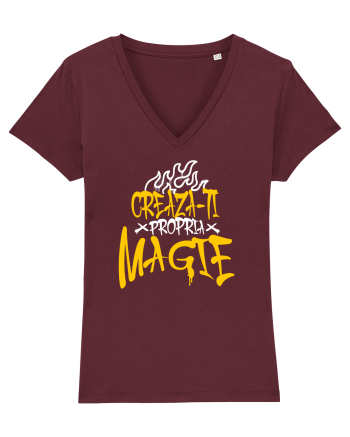 Motivational - Creaza-ti propria magie Burgundy
