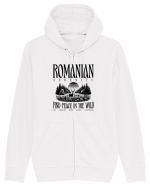 Romania Romanian Serenity - Find peace in the wild  Hanorac cu fermoar Unisex Connector