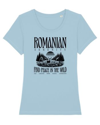 Romania Romanian Serenity - Find peace in the wild  Sky Blue