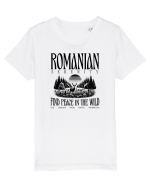 Romania Romanian Serenity - Find peace in the wild  Tricou mânecă scurtă  Copii Mini Creator