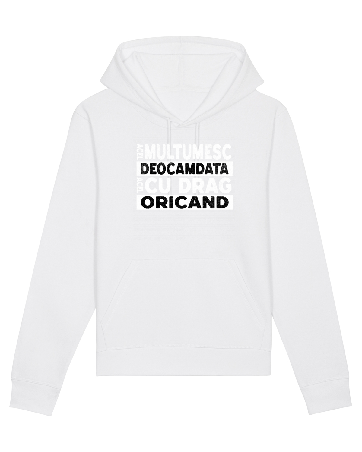 Hanorac Unisex Drummer White