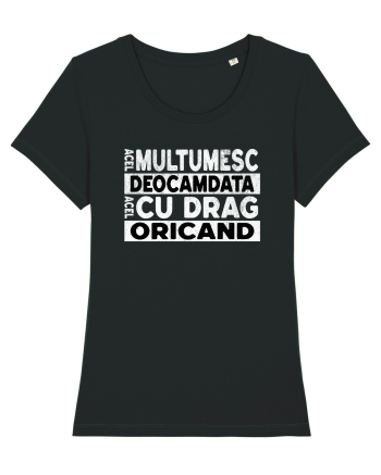 Mulțumesc Cu Drag Oricând  Black