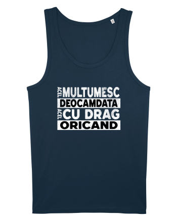 Mulțumesc Cu Drag Oricând  Navy