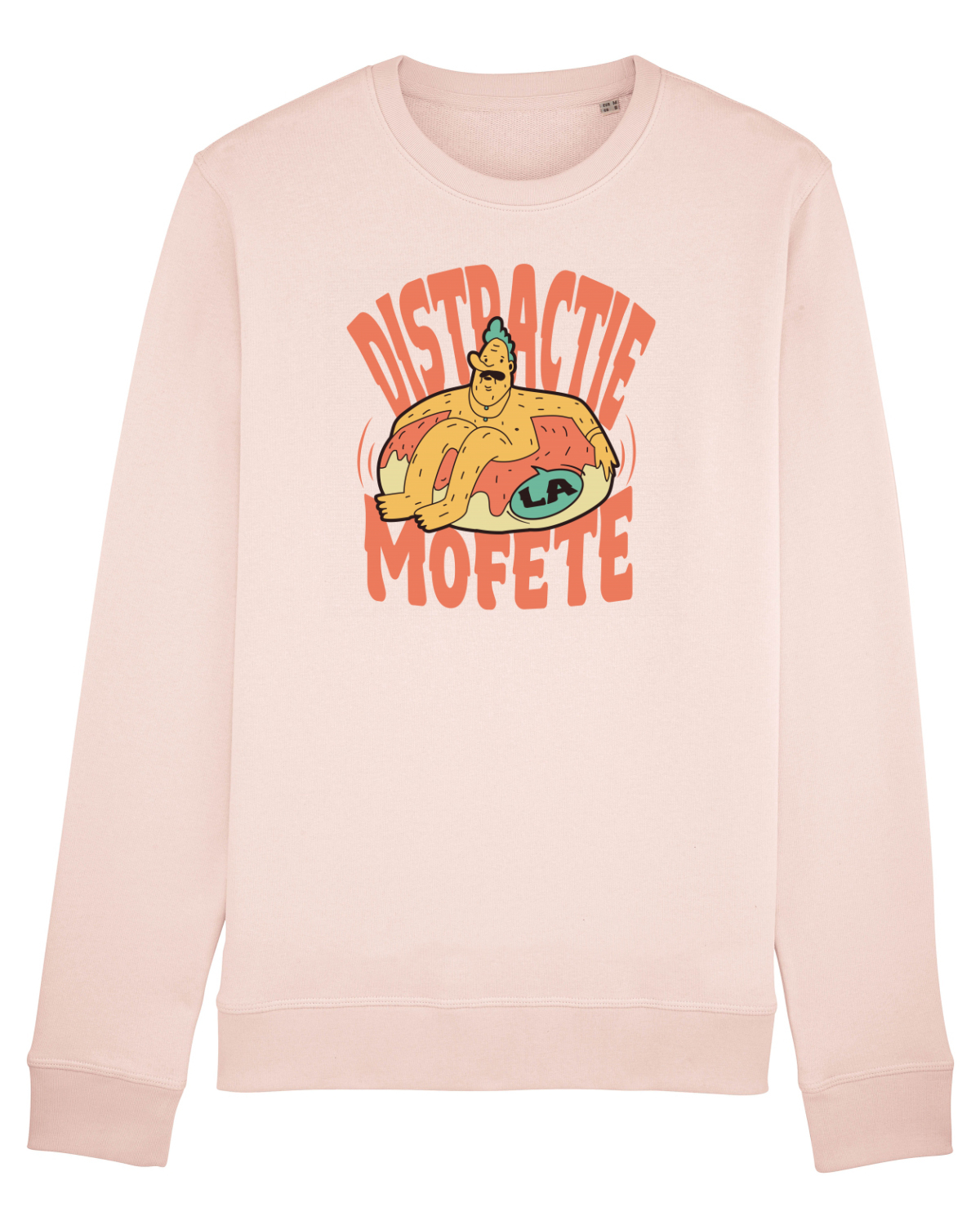 Bluză mânecă lungă Unisex Rise Candy Pink