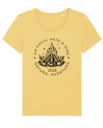 Camping - natura, aventura Tricou mânecă scurtă guler larg fitted Damă Expresser