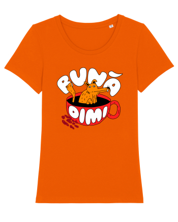 De cafea- buna dimi lupușor  Bright Orange