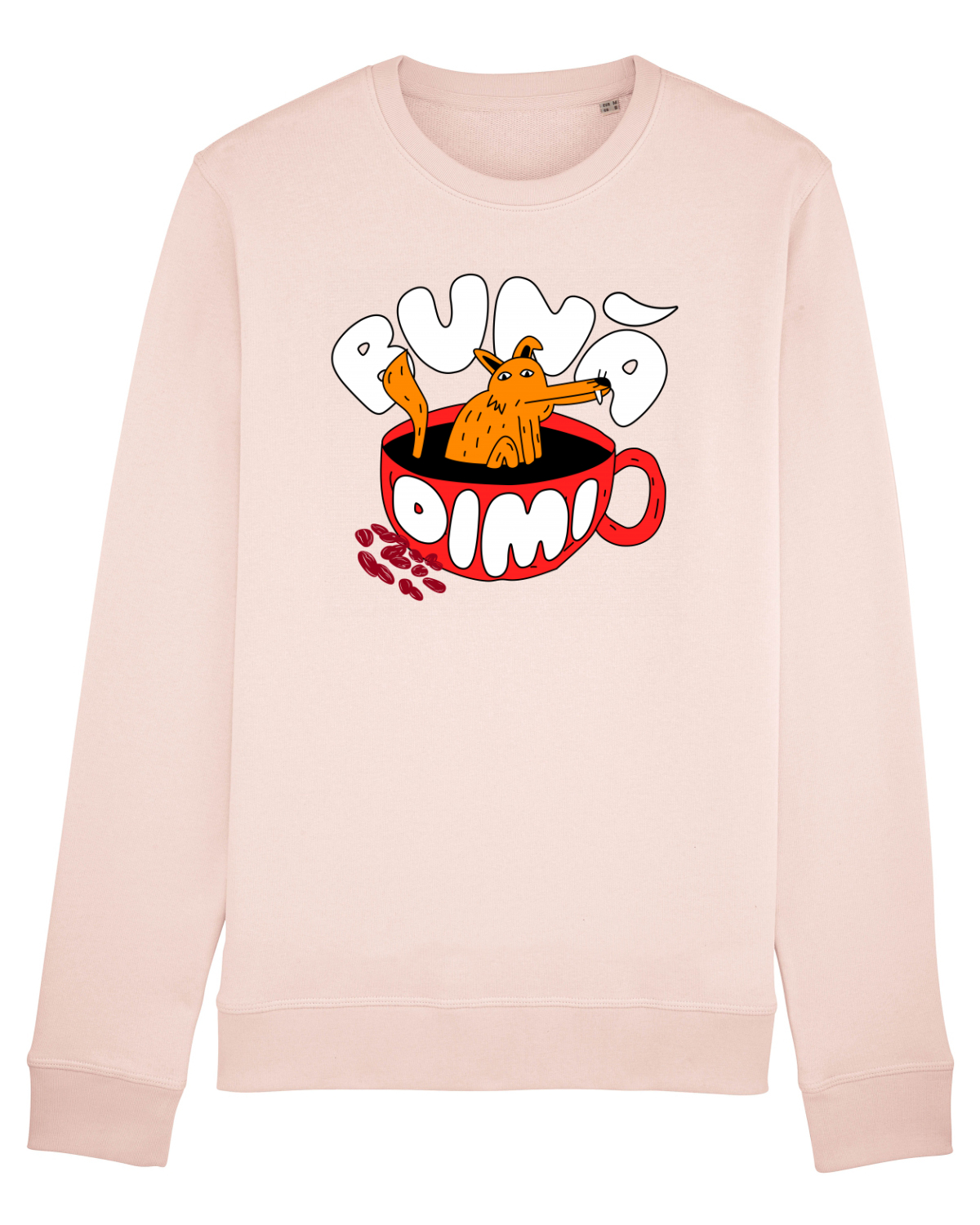 Bluză mânecă lungă Unisex Rise Candy Pink
