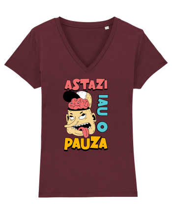 Burnout - Astăzi iau o pauza Burgundy