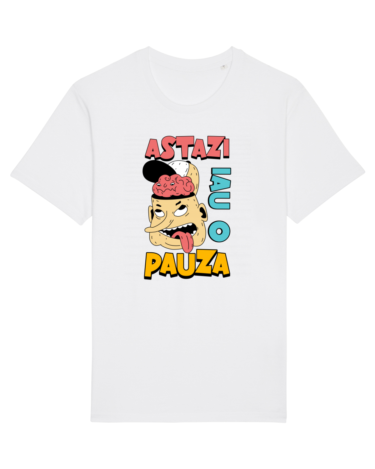 Tricou mânecă scurtă Unisex Rocker White