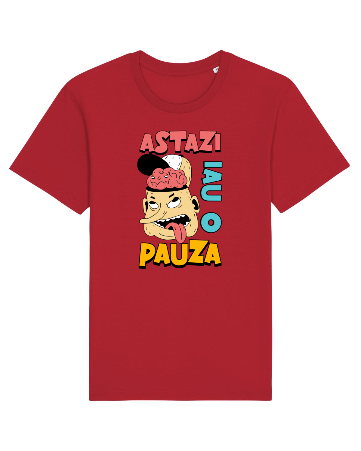 Tricou mânecă scurtă Unisex Rocker Red