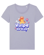 Vulpe de oras Tricou mânecă scurtă guler larg fitted Damă Expresser