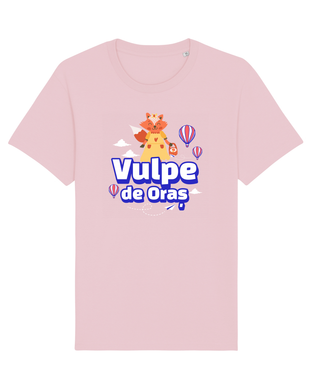 Tricou mânecă scurtă Unisex Rocker Cotton Pink