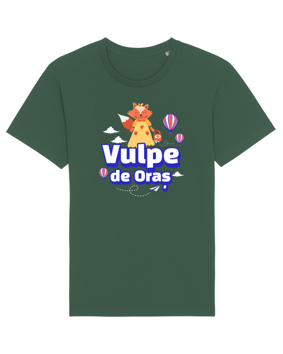Tricou mânecă scurtă Unisex Rocker Bottle Green