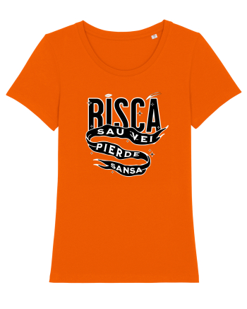 Motivational - Riscă sau vei pierde sansa Bright Orange