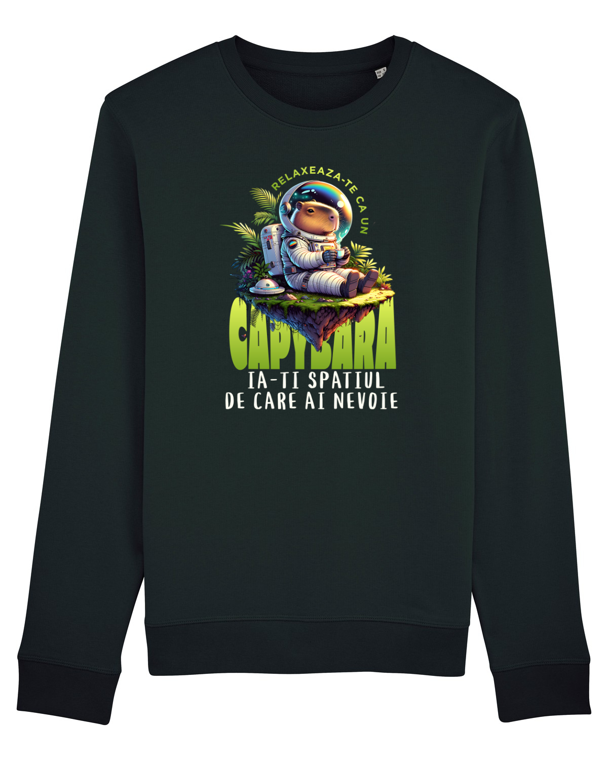 Bluză mânecă lungă Unisex Rise Black