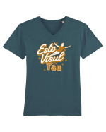 Motivational - Este visul tau, urmeaza-l Tricou mânecă scurtă guler V Bărbat Presenter