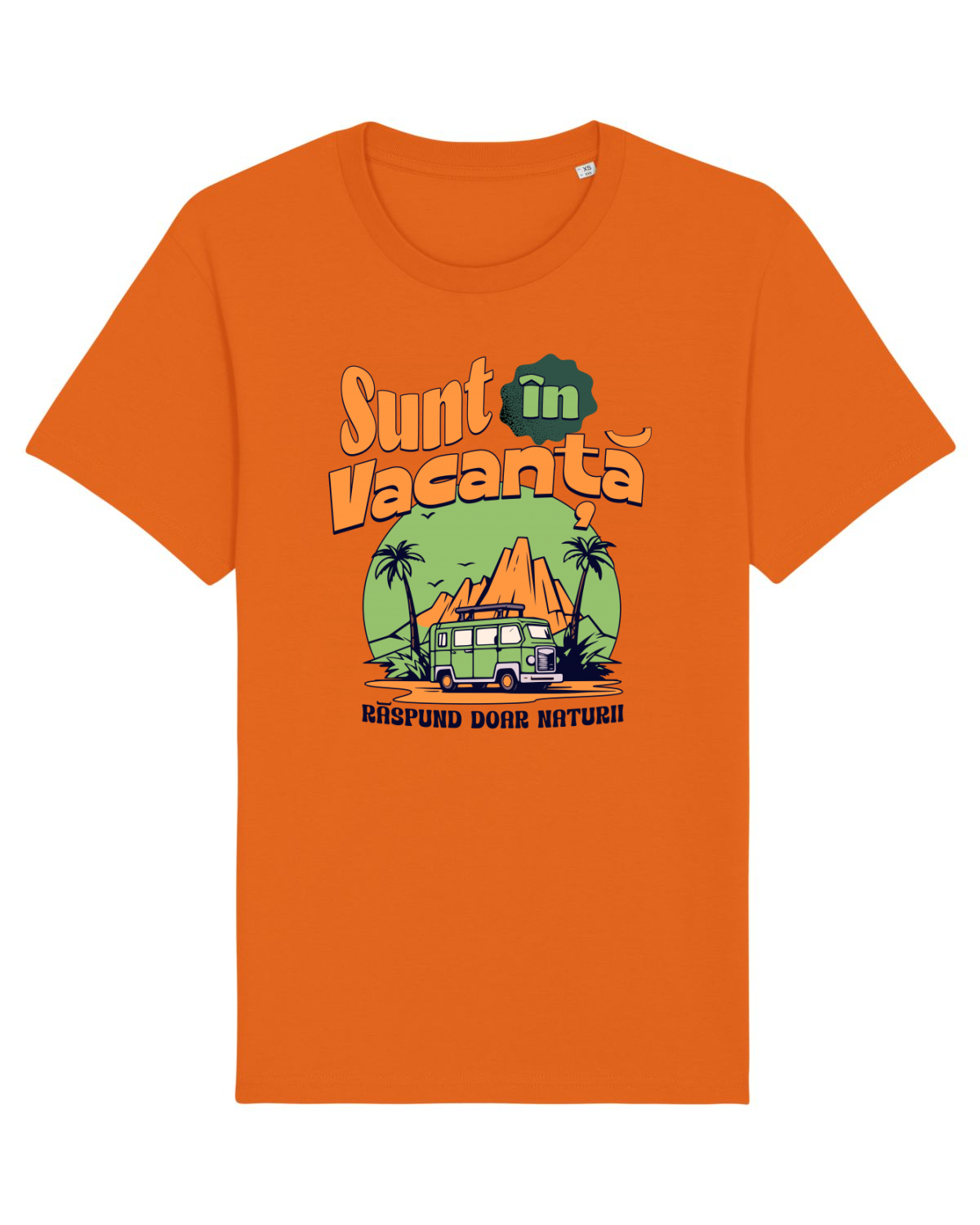 Tricou mânecă scurtă Unisex Rocker Bright Orange