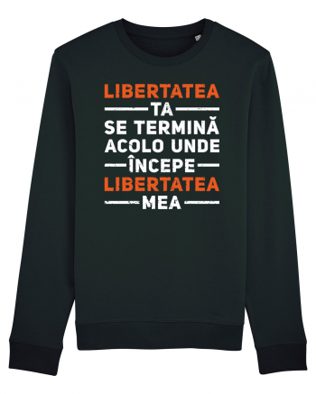 Libertatea ta Bluză mânecă lungă Unisex Rise