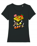 Retro gaming - Generația cu cheia la gat Tricou mânecă scurtă guler larg fitted Damă Expresser