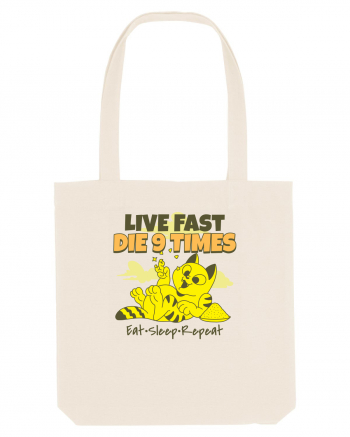 Cu pisici- funny cat, live fast, die 9 times Natural